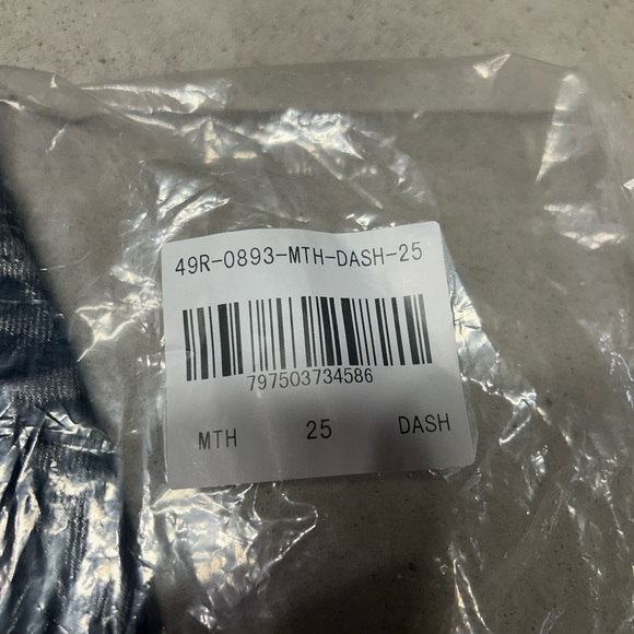 NWT BLANKNYC Metallic Heart Denim Mini Skirt Size 25 - Picture 5 of 9